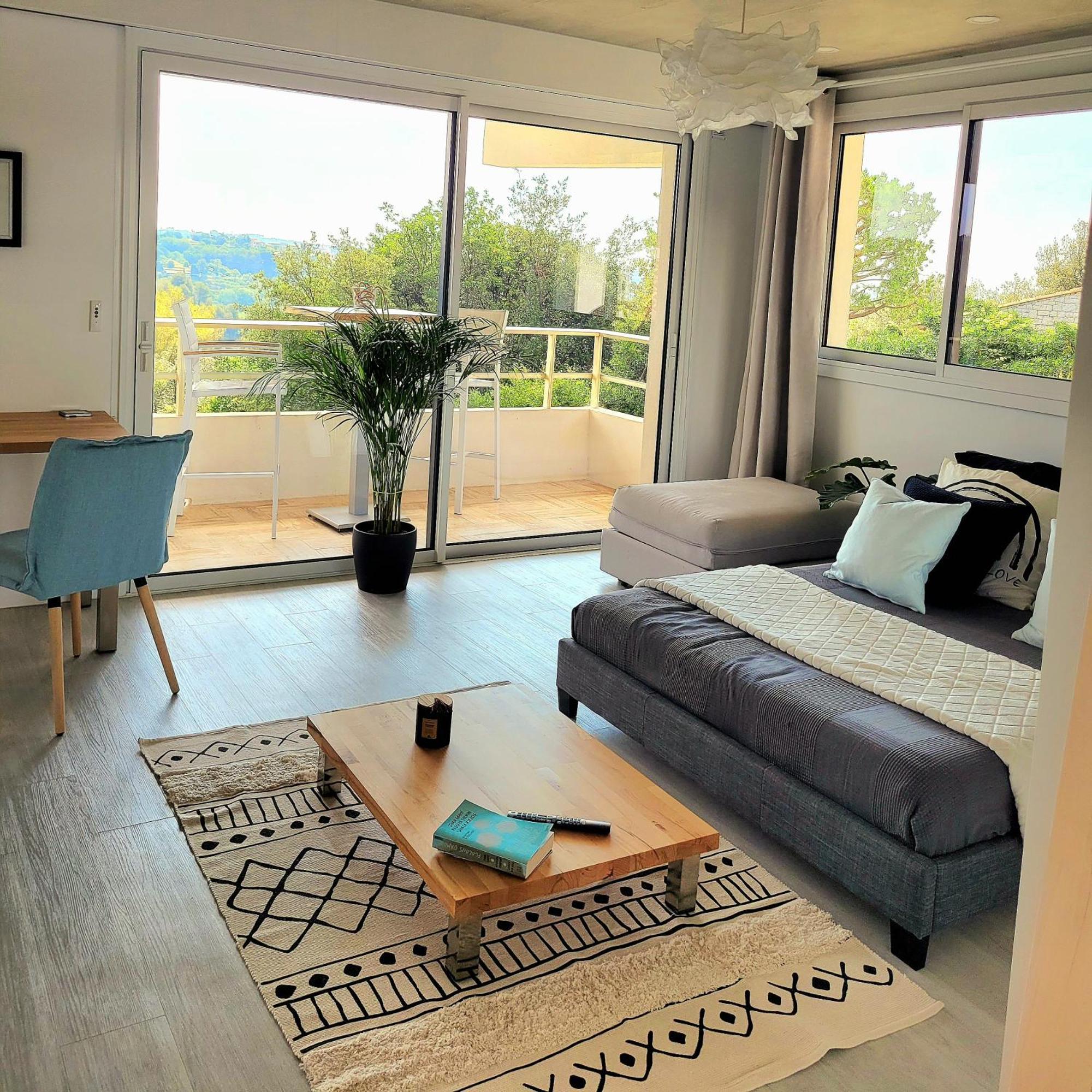 Studio Climatise, Vue Imprenable-Wifi Vence Εξωτερικό φωτογραφία